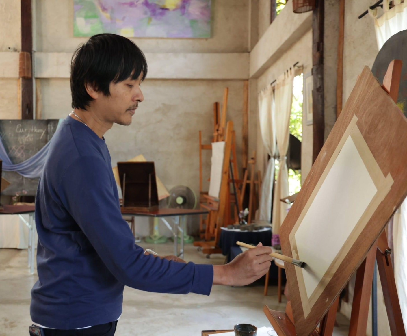 Anupan Pluckpankhajee, one of the earliest recognised pioneers of Painting Therapy in Thailand